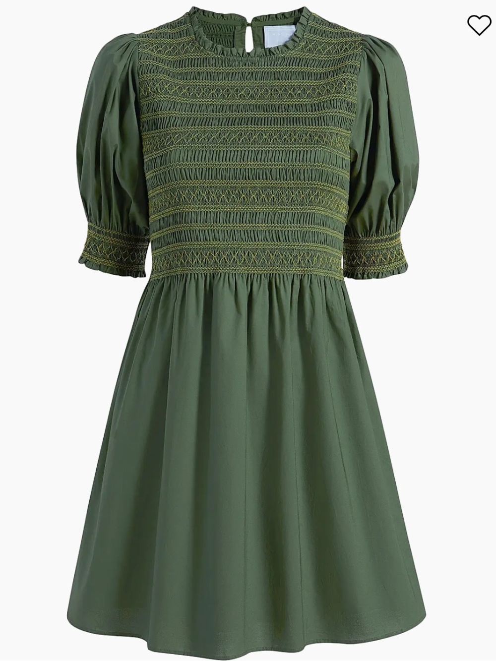 Hill House Home Vivi Nap Dress in Leaf Green - Picture 5 of 5